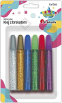 Glitteriga liim 6 v&auml;rvi - Titanum