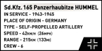 Cobi klotsid Blocks Panzehaubitze Hummel 1118 pieces