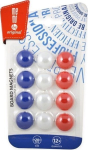 Memobe &uuml;mmargused magnetid 12 tk, 20 mm