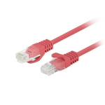 Lanberg Patchcord kaabel 1M 10-pakk Fluke l&auml;bitud punane, 26AWG, 5.7mm, 250MHz, 10Gb/s, RJ45 isane pistikud