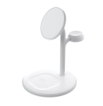 Green Cell laadija MagScape Stand 3w1 MagSafe valge
