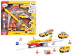 M&auml;ngu lennujaama komplekt Dickie Toys DHL Airport Playset, 13 osa.