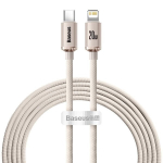 Baseus kaabel Crystal Shine USB-C - Lightning 2,0 m 20W roosa