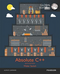 Absolute Cplusplus, Global Edition 6th edition