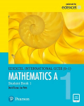 Pearson Edexcel International GCSE (9-1) Mathematics A Student Book 1 Student edition, Student Book
