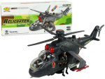 Helikopter koos valgus- ja heliefektidega, must