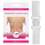 Bye bra - transparent low back strap clear, Universaalne