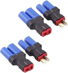 4 tk EC5 T-pistiku Deans Style isane RC-liitmiku adapterile