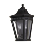 V&auml;line seinavalgusti Elstead Lighting Cotswold lane FE-COTSLN7-BK