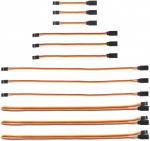 12 tk JR servo pikenduskaabel 3 Pin 26AWG mees-naine Futaba JR kaabel kaugjuhitavale &otilde;hus&otilde;idukile 3 tk x Cm 7, 15, 30, 60
