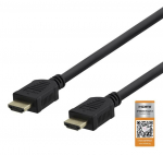 Deltaco Premium High Speed HDMI, 4K UHD, 3m, juodas / HDMI-1030-K