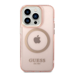 Guess &uuml;mbris iPhone 14 6.1 GUHMP14SH4STW pruun k&otilde;va&uuml;mbris Magsafe IML 4G jaoks