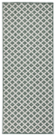 Vaip NORTHRUGS Twin Nizza Green Cream, 80x250 cm