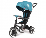 Kolmerattaline jalgrattas lastele, juhtsangaga, Qplay Rito, v&auml;rv: roheline (3840) 4471