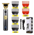 LIVMAN VINTAGE T9 &ndash; metallist juukse- ja habemetrimmer-pardel LED-ekraaniga