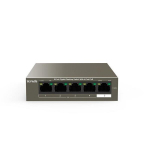 Tenda TEF1105P network switch Managed Fast Ethernet (10/100) Brown Power over Ethernet (PoE)