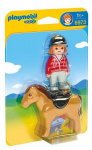 6973 PLAYMOBIL&reg; 1.2.3 Hobune ratsutajaga