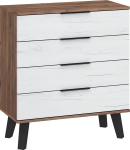 Kummut Sven 4S, tumepruun/valge