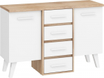 Kummut Nordis 2D4S, tamm/valge
