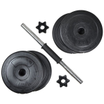 Raskuste ja kangi komplekt EB Fit, 10 kg