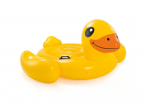 Inflatable Yellow Duck Ride-On Buoy - INTEX - Pool Games - 2 Grab Handles
