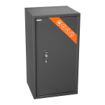 Dokumendiseif Brihard 73x40x36 cm must