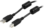 Deltaco USB-250FS, USB-A, 5 m
