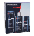 Komplekt meestele Biotherm Homme Force Supreme Anti-Aging: raseerimisgeel 50 ml + n&auml;opesuvahend 125 ml + n&auml;olosjoon 200 ml