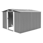 vidaXL aiakuur 257 x 298 x 178 cm metallist, hall