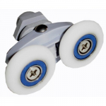 Ratas du&scaron;ikabiini uksele, topelt, 25 mm