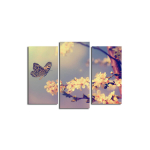 Kolmeosaline reproduktsioon Liblikas ja r&otilde;ngad