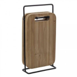 Bambusest l&otilde;ikelaudade komplekt alusega (4tk)