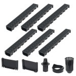 vidaXL &auml;ravooluavad 6 tk, plast, 6 m