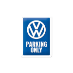 Metallplaat 20 x 30 cm, VW Parking only