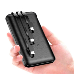 Akupank V&auml;line akupank 4in1 iOS / iPhone, C-t&uuml;&uuml;pi, MicroUSB ja telefoni alus 10000mAh jaoks