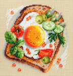 Tikkimiskomplekt Magic Needle "Fried Eggs Toast" 120-092