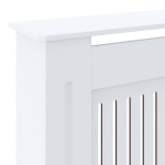 vidaXL MDF radiaatorikate, valge, 205 cm
