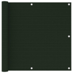 vidaXL r&otilde;dusirm, tumeroheline, 90x500 cm, HDPE