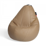 Kott-tool Qubo&trade; Comfort 120, kunstnahk, helepruun