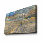 Reproduktsioon Enclosed Field with Peasant