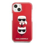 Karl Lagerfeld KLHCP13STPE2TR iPhone 13 mini 5.4 kaan raudona/raudona Karl&Choupette Pea