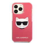 Karl Lagerfeldi Choupette peadiga &uuml;mbris iPhone 13 Pro / iPhone 13 - fuksiaroosa
