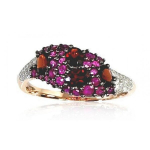 S&otilde;rmus punasest kullast briljandiga Diamond Sky "Sunny Symphony II", proov 585 4752263022256