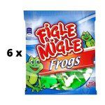 Kummikommid Figle Migle Konnad, 80 g x 6 tk