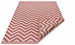 Vaip Northrugs Palma, 150x80 cm, punane/valge