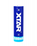 Aku Li-ion 18650, kaitsega, 3500mAh, 3,7 V, XTAR