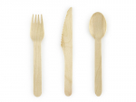 Puidust s&ouml;&ouml;giriistade komplekt Woodland, 1 pk/18 tk