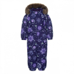 Huppa Laste talvekombe KEIRA, dark lilac pattern