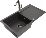 Graniitk&ouml;&ouml;givalamu Mexen Leo koos segisti ja sifooniga, Must graniit+Must/Kuld