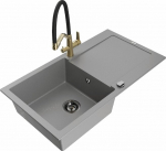 Graniidist k&ouml;&ouml;givalamu Mexen Leo koos segisti ja sifooniga, Hall+Must/Kuld